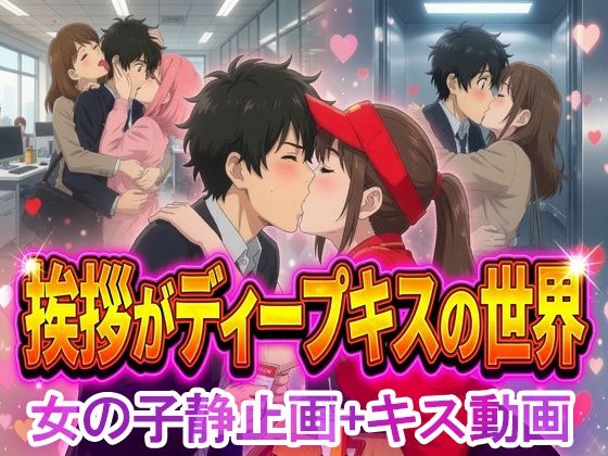 挨拶がディープキスの世界【女の子静止画＋キス動画】  エロ画像796759