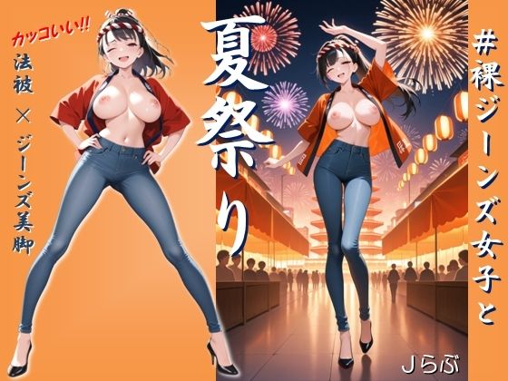 ★SEX有★【裸ジーンズ女子14】裸ジーンズ女子と夏祭り  エロ画像796887