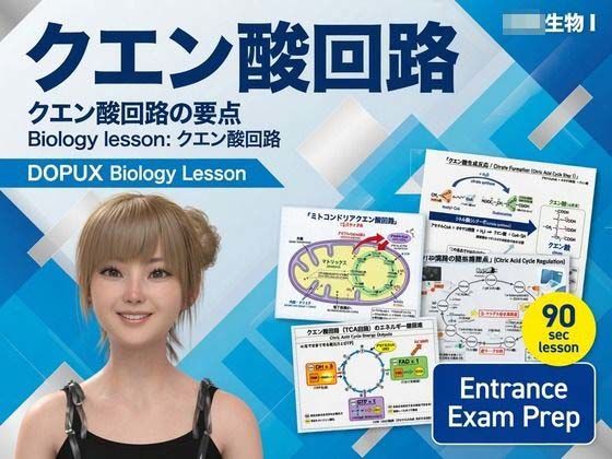 【▲20】一ノ瀬廻里 大学に進学し強豪予備校『DOPUX（ドピュックス』で生物I，IIを教える名物講師に！（Vol.022:クエン酸回路）  エロ画像798225