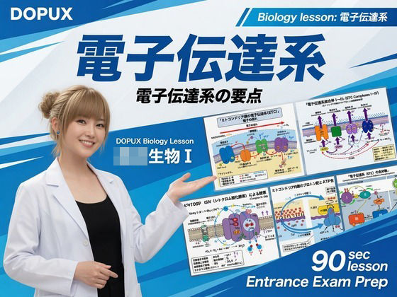 【▲20】一ノ瀬廻里 大学に進学し強豪予備校『DOPUX（ドピュックス』で生物I，IIを教える名物講師に！（Vol.023:電子伝達系）  エロ画像798984
