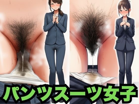 パンツスーツ女子の汗臭い恥ずかしいクロッチ（500枚分）  エロ画像799171