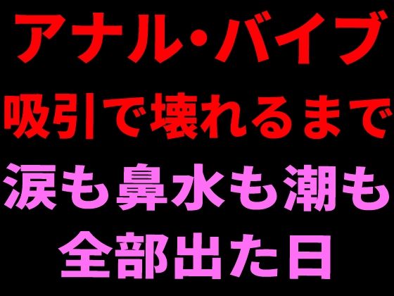 アナル・バイブ・吸引で壊れるまで。涙も鼻水も潮も全部出た日  エロ画像799658