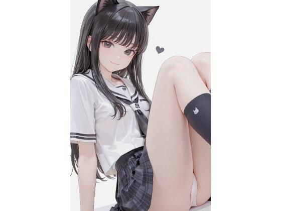 猫耳JKと水遊び  エロ画像801906