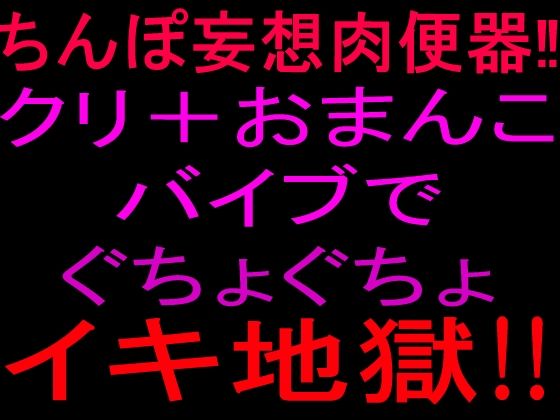 ちんぽ妄想肉便器！！クリ＋おまんこバイブでぐちょぐちょイキ地獄！！  エロ画像802263