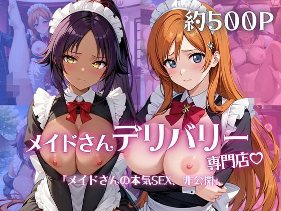 メイドさんデリバリー専門店！！メイドさんの本気SEX、非公開。〜井○織姫＆四○院夜一編〜  エロ画像802385