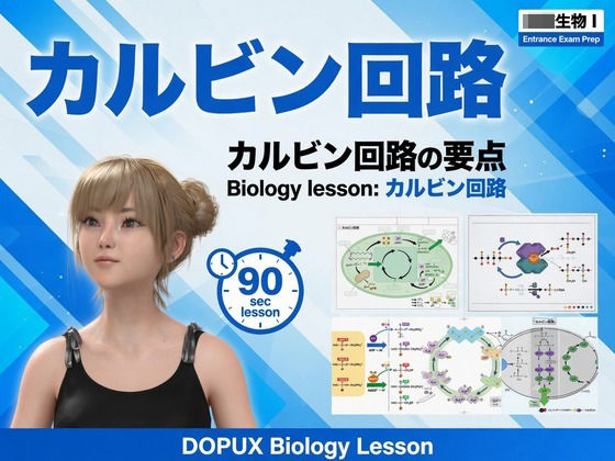 【▲20】一ノ瀬廻里 大学に進学し強豪予備校『DOPUX（ドピュックス』で生物I，IIを教える名物講師に！（Vol.025:カルビン回路）  エロ画像802550