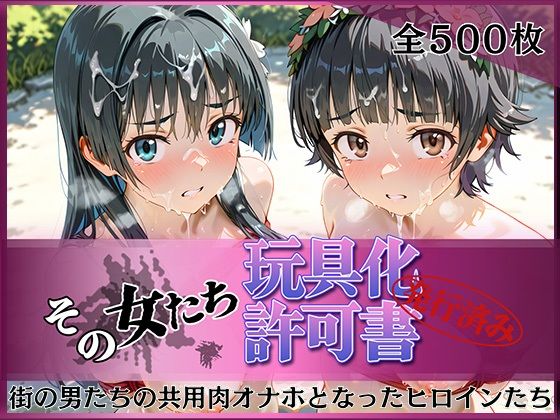 その女たち、玩具化許可証発行済み -街の男たちの共用肉オナホとなったヒロインたち- 涙子＆飾利編  エロ画像802670