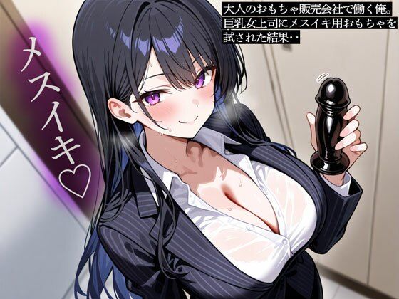 大人のおもちゃ販売会社で働く俺。巨乳女上司にメスイキ用おもちゃを試された結果‥  エロ画像802757
