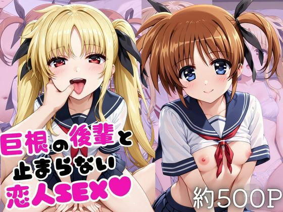 巨根の後輩と止まらない恋人SEX〜高○なのは＆フ○イト・テスタロッサ編〜  エロ画像804217