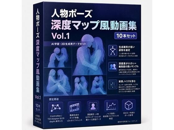 二人組ポーズ深度マップ動画集 Vol.1  エロ画像805471