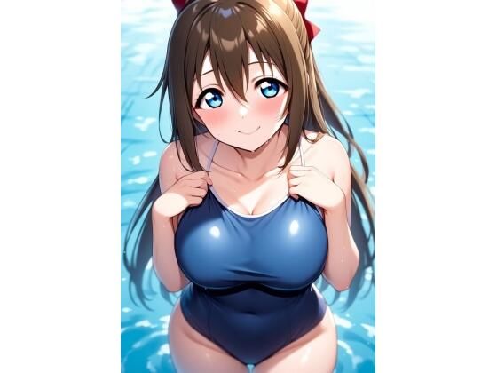 桜坂し〇く スク水H  エロ画像806389
