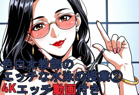 色白女教師のエッチな水泳の授業 24Kエッチ動画付き。  エロ画像806395
