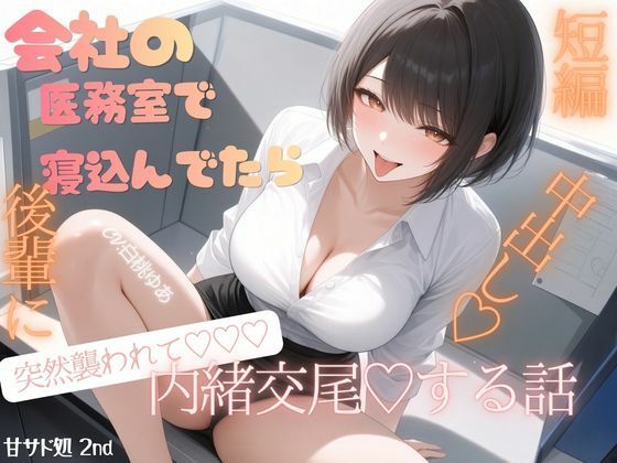 会社の医務室で寝込んでいたら（はーと）後輩に突然襲われて（はーと）内緒お布団被り交尾（はーと）中出しする話（はーと）  エロ画像806589