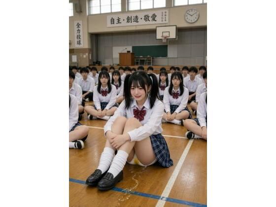 【AI動画】全校集会でおもらし 2〜おもらしパンツ  エロ画像807699