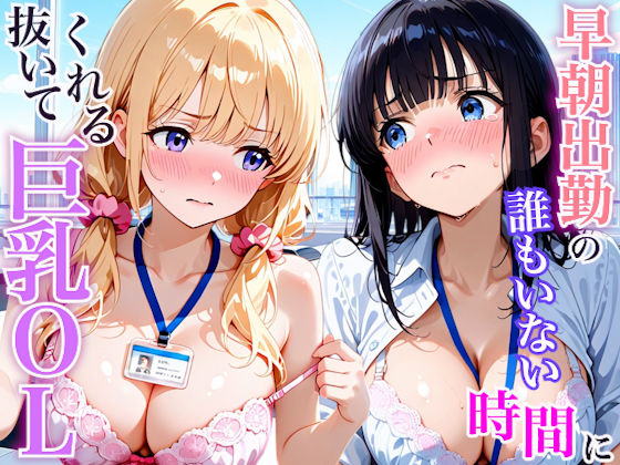 早朝出勤の誰もいないオフィスで巨乳OLに搾精された話  エロ画像809963