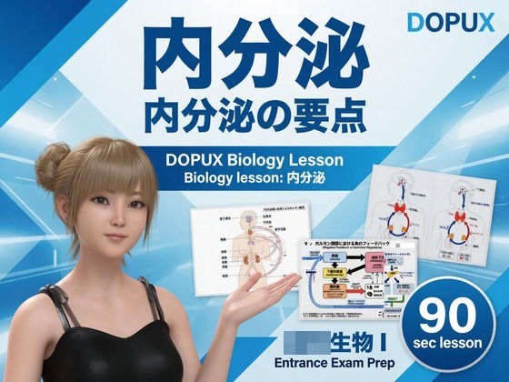 【▲20】パンチラガチャ★一ノ瀬廻里 大学に進学し強豪予備校『DOPUX（ドピュックス』で生物I，IIを教える名物講師に！（Vol.049:内分泌）  エロ画像821662